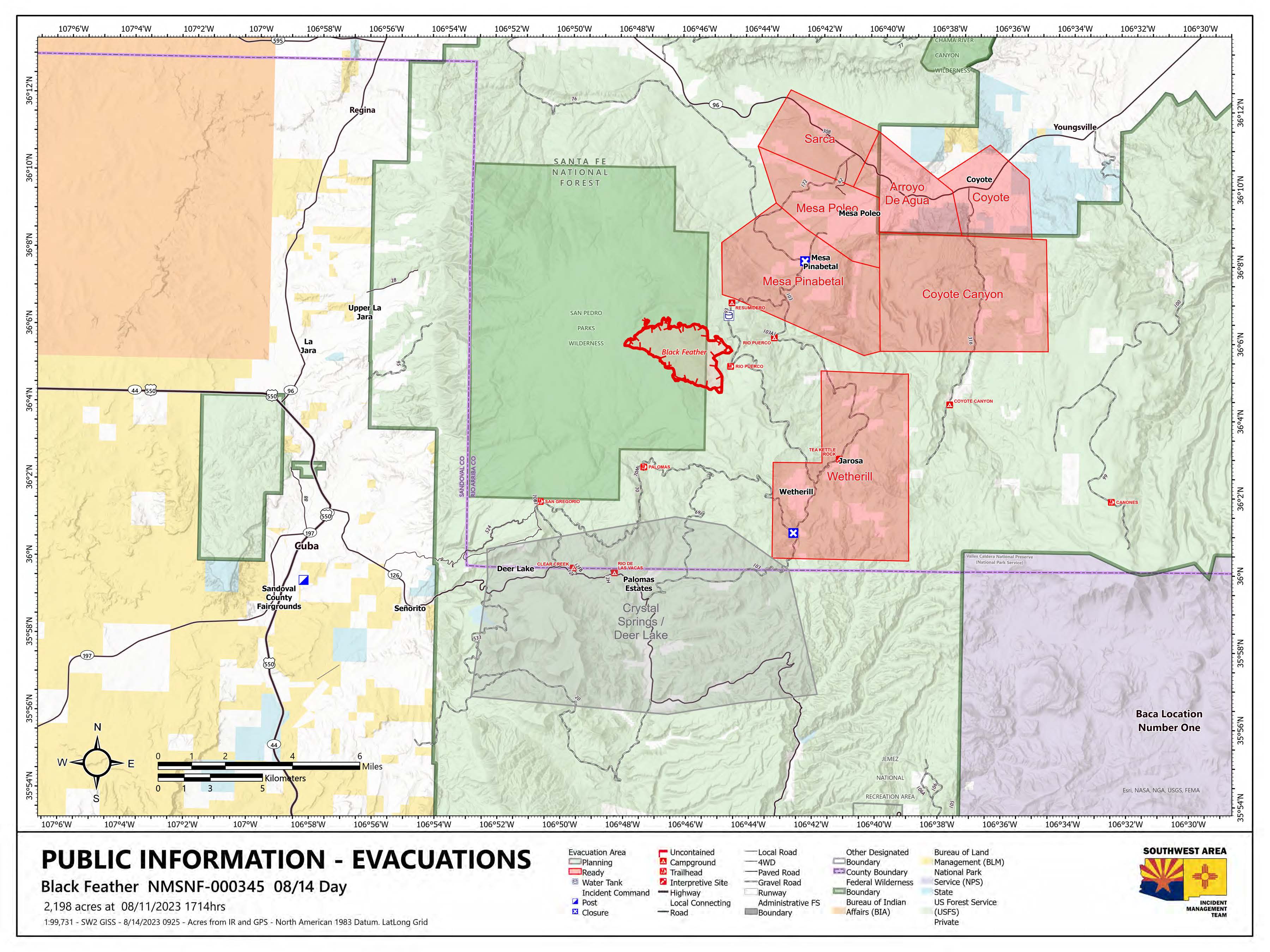 Nmsnf Black Feather Fire Incident Maps InciWeb